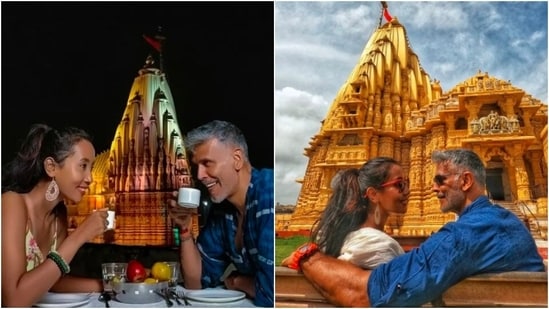 Milind Soman and his wife Ankita Konwar are now in Gujarat, promoting the state's tourism. The couple is leaving no stone unturned in treating fans with pictures from their stay. Recently, Milind took to his Instagram handle to share a few stills from an ancient sacred place in Gujarat.(Instagram/@milindrunning)