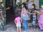 The polling was held in Bhabanipur, Jangipur and Samserganj assembly constituencies of the state on September 30.(PTI) The polling was held in Bhabanipur, Jangipur and Samserganj assembly constituencies of the state on September 30.(PTI)