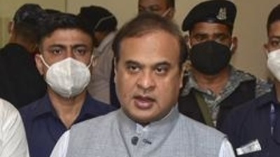 Assam CM Himanta Biswa Sarma interacts with media persons (HT_PRINT) Assam CM Himanta Biswa Sarma interacts with media persons (HT_PRINT)