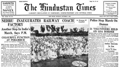 HT This Day: October 3, 1955 — Nehru inaugurates railway coach factory HT This Day: October 3, 1955 — Nehru inaugurates railway coach factory