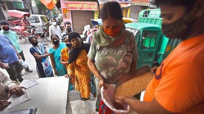 A ration card is considered inactive when the beneficiary does not collect the subsidised ration from fair price shops for three consecutive months. (Picture for representation only/Raj K Raj-HT) A ration card is considered inactive when the beneficiary does not collect the subsidised ration from fair price shops for three consecutive months. (Picture for representation only/Raj K Raj-HT)