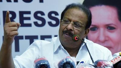 Kerala Pradesh Congress Committee president K Sudhakaran said he was ready to face any probe by any agency as he was not a tainted politician. (ANI) Kerala Pradesh Congress Committee president K Sudhakaran said he was ready to face any probe by any agency as he was not a tainted politician. (ANI)
