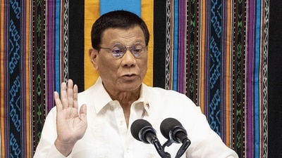 Philippine President Rodrigo Duterte said on October 2, 2021 he will not run for vice president in 2022 and will retire from politics, potentially paving the way for his daughter to contest the country's highest office. (AFP)