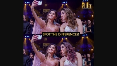 The image involving Alia Bhatt and Sara Ali Khan dates back to the 20th edition of IIFA. &nbsp; (Instagram/ iifa)