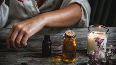 Lavender Oil: Lavender oil is beneficial for the body in more ways than one. Go for a foot rub that includes lavender oil. Apply it evenly all over your feet to keep bacteria away. (Unsplash) Lavender Oil: Lavender oil is beneficial for the body in more ways than one. Go for a foot rub that includes lavender oil. Apply it evenly all over your feet to keep bacteria away. (Unsplash)