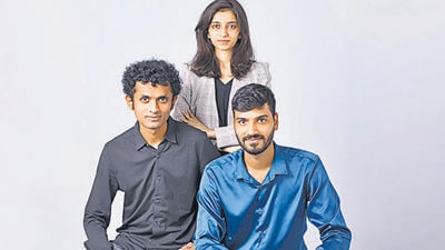 Eventbeep is an early-stage edtech start-up that is two parts Facebook, three parts Microsoft and the rest, all IIT. (In photo from left) Eventbeep founders, Saurabh Mangrulkar, Rakhi Pal and Venkatesh Prasad. (HT PHOTO) Eventbeep is an early-stage edtech start-up that is two parts Facebook, three parts Microsoft and the rest, all IIT. (In photo from left) Eventbeep founders, Saurabh Mangrulkar, Rakhi Pal and Venkatesh Prasad. (HT PHOTO)