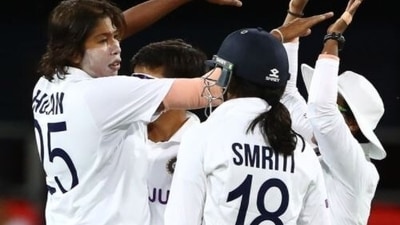 India women vs Australia women pink-ball Test: Goswami, Vastrakar too hot to handle for Aussies