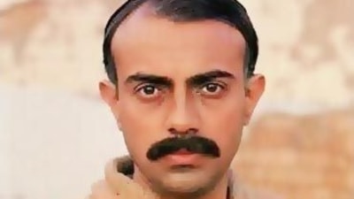 Rajit Kapur as a younger Mahatama Gandhi in Shyam Benegal's The Making of the Mahatma. 