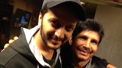 Riteish Deshmukh and KRK starred together in Ek Villain. Riteish Deshmukh and KRK starred together in Ek Villain.
