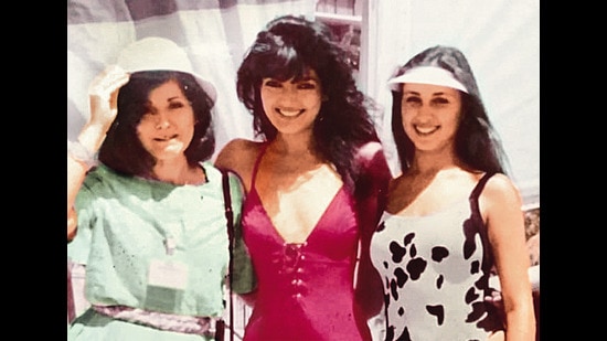 With Miss Lebanon and their chaperone during the Miss Universe pageant in Miami With Miss Lebanon and their chaperone during the Miss Universe pageant in Miami