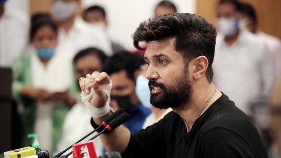 Chirag Paswan has already shown his willingness to take up a legal battle to regain control of the party.(ANI) Chirag Paswan has already shown his willingness to take up a legal battle to regain control of the party.(ANI)