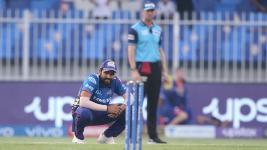 'We have struggled with our batting this season, I personally accept that': Skipper Rohit Sharma weighs in on Mumbai Indians' shortcomings in IPL 2021(BCCI/IPL)