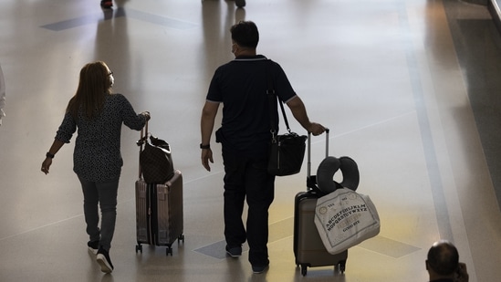 All UK nationals travelling to India will also have to undergo a pre-departure Covid-19 RT-PRC test within 72 hours before travel, another RT-PCR test on arrival at the airport, and a RT-PCR test on the eighth day after arrival.(Bloomberg Photo)