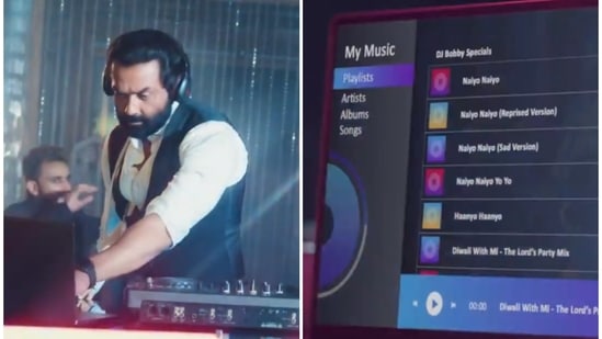 Bobby Deol turned DJ again. Bobby Deol turned DJ again.