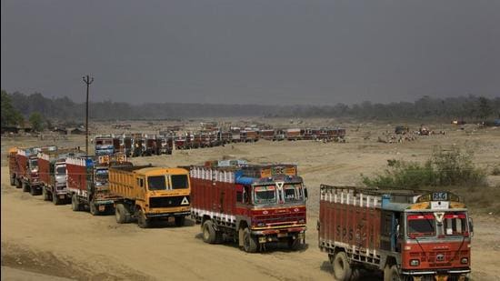 Prices of sand in Bihar, already very high, have soared following the crackdown on illegal sand mining and officials involved in the racket. (Representational image) Prices of sand in Bihar, already very high, have soared following the crackdown on illegal sand mining and officials involved in the racket. (Representational image)