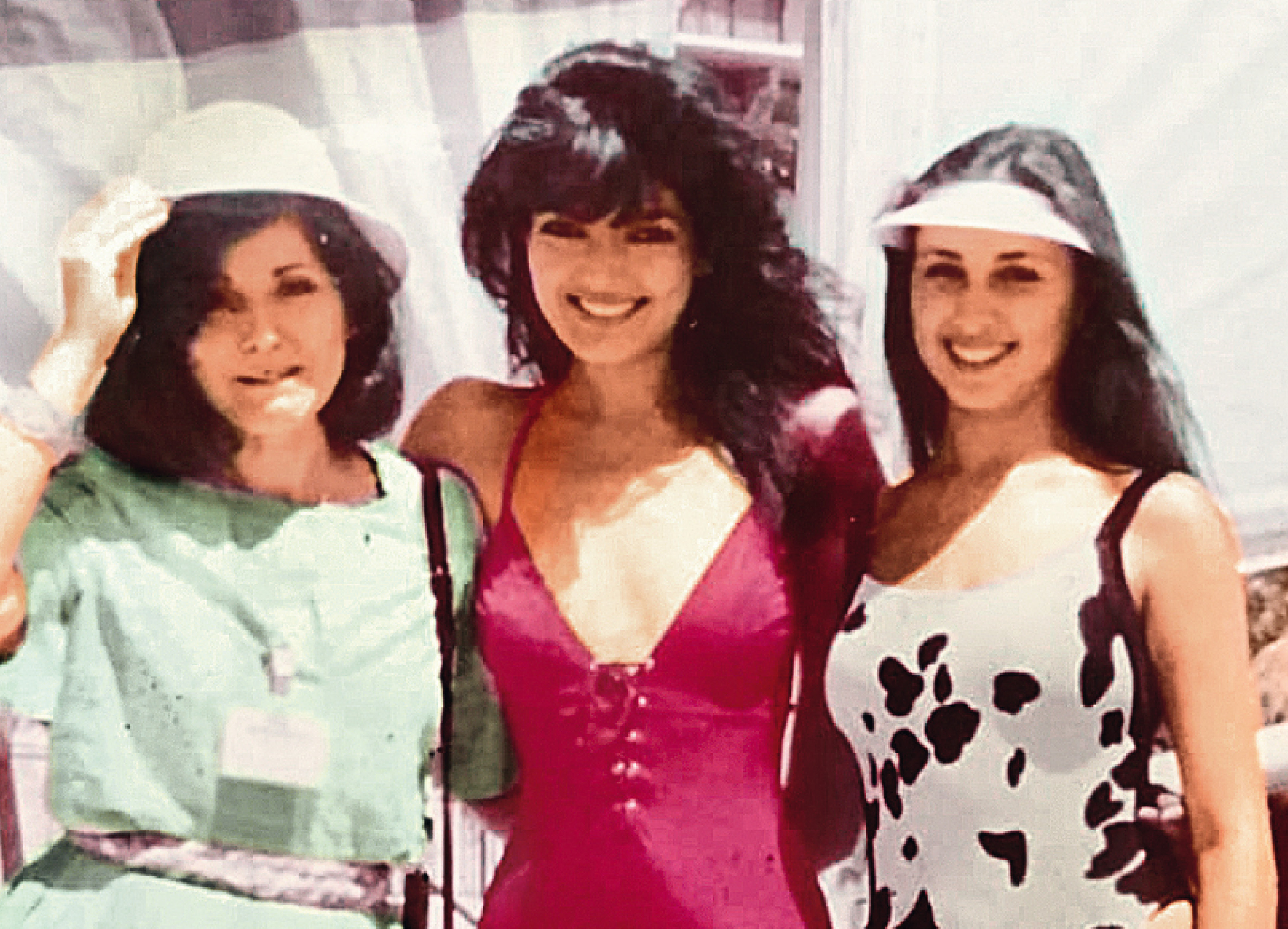 With Miss Lebanon and their chaperone during the Miss Universe pageant in Miami With Miss Lebanon and their chaperone during the Miss Universe pageant in Miami