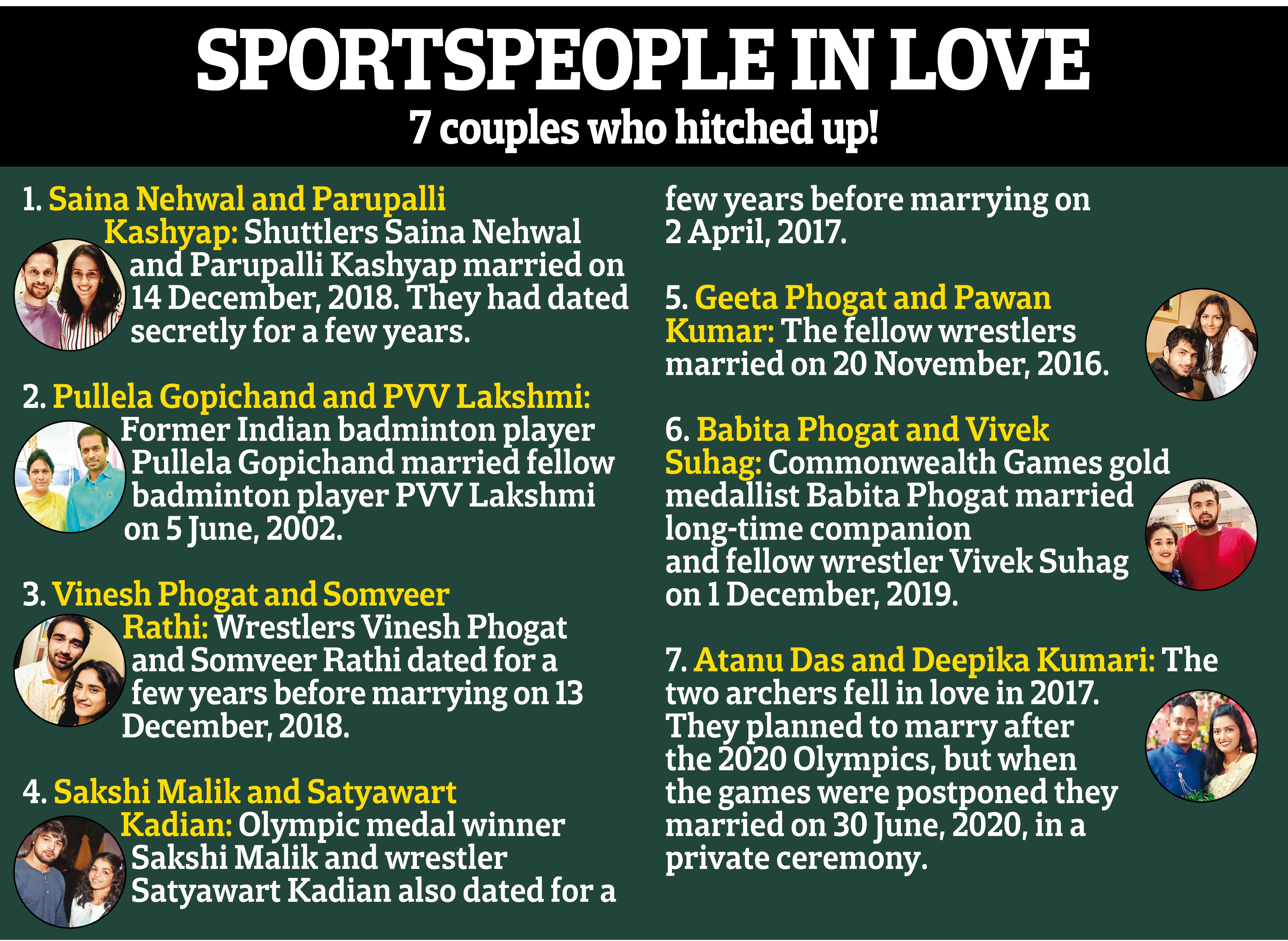 Other sportspersons who are together Other sportspersons who are together
