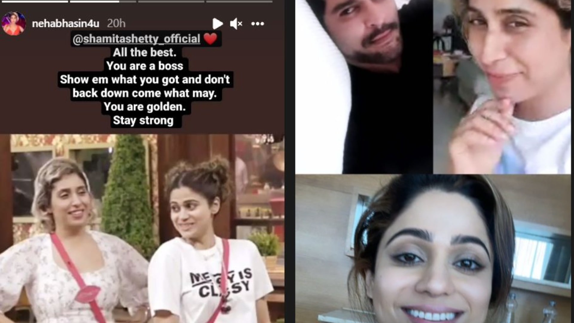 Bigg Boss 15's Shamita Shetty shares a glimpse of her video call with