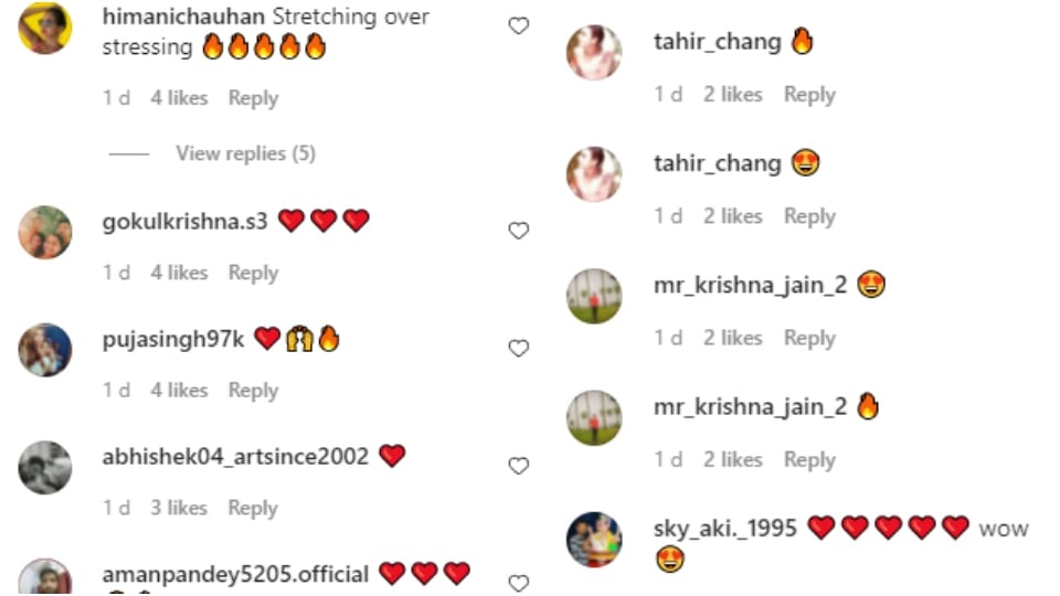 Comments on Sonal Chauhan's post. Comments on Sonal Chauhan's post.