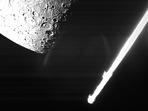 A handout photo made available by the European Space Agency on October 2, 2021 shows a view of Mercury captured on October 1, 2021 by the joint European-Japanese BepiColombo mission as the spacecraft flew past the planet for a gravity assist manoeuvre.(AFP) A handout photo made available by the European Space Agency on October 2, 2021 shows a view of Mercury captured on October 1, 2021 by the joint European-Japanese BepiColombo mission as the spacecraft flew past the planet for a gravity assist manoeuvre.(AFP)