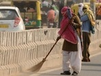 In the past year, several sanitation unions have flagged the issue of lack of protective equipment during the pandemic.(HT File Photo | Representational image) In the past year, several sanitation unions have flagged the issue of lack of protective equipment during the pandemic.(HT File Photo | Representational image)