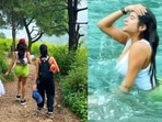 Janhvi Kapoor went on trekking with friends. Janhvi Kapoor went on trekking with friends.