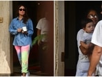 Kareena Kapoor and her son Jeh. Kareena Kapoor and her son Jeh.