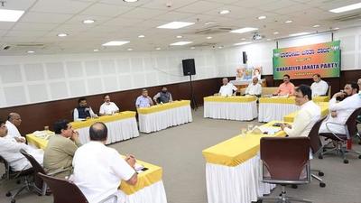 Karnataka chief minister Basavaraj Bommai on Sunday also exuded confidence of the ruling BJP’s victory in the assembly bypolls in Sindagi and Hanagal constituencies on October 30 (HT Photo)