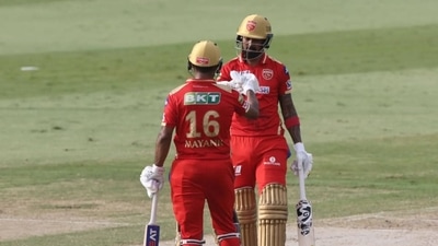 KL Rahul and Mayank Agarwal gave Punjab Kings a solid start in 165-run chase. (IPL)