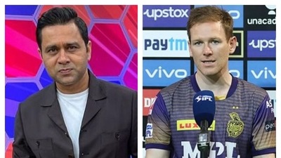 Aakash Chopra and Eoin Morgan collage. (File) Aakash Chopra and Eoin Morgan collage. (File)