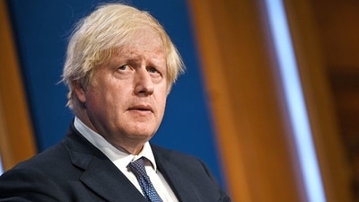 Johnson also rebuffed Conservative critics who are angry at his government's increased tax burden and state intervention. (File photo)