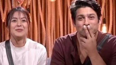 Shehnaaz Gill and Sidharth Shukla on Bigg Boss 13. Shehnaaz Gill and Sidharth Shukla on Bigg Boss 13.