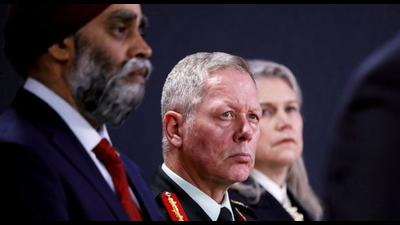 Canada’s minister of national defence Harjit Sajjan (left) faces a tough battle holding on to his prime portfolio in the new Justin Trudeau cabinet over controversies around his former Chief of Defence Staff Canada's General Jonathan Vance (centre) (REUTERS/File photo) Canada’s minister of national defence Harjit Sajjan (left) faces a tough battle holding on to his prime portfolio in the new Justin Trudeau cabinet over controversies around his former Chief of Defence Staff Canada's General Jonathan Vance (centre) (REUTERS/File photo)