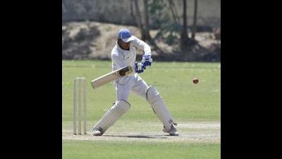 Batting first, the Ludhiana cricket team collapsed for 72 runs in just 24.2 overs. Moga’s Dipin Chitkara shined with the ball as he took seven wickets while giving away just 21 runs. (HT file)