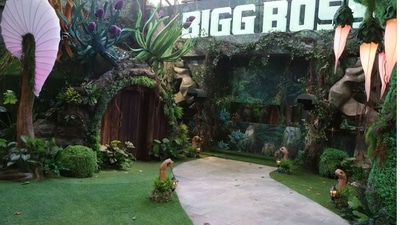 Bigg Boss 15 house has climbers, creepers, animal figures everywhere complete with a ‘khufiya darwaza’. Bigg Boss 15 house has climbers, creepers, animal figures everywhere complete with a ‘khufiya darwaza’. 