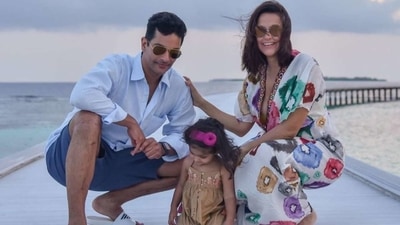Neha Dhupia and Angad Bedi also have a two-year-old daughter named Mehr. Neha Dhupia and Angad Bedi also have a two-year-old daughter named Mehr.