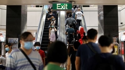 As of Saturday, 82 percent of the population have been fully vaccinated, and 85 percent have received at least one dose of the vaccine, Singapore's health ministry said in a press release.
