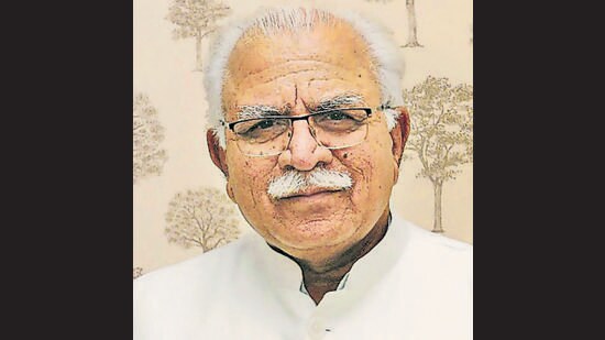 The fresh row with the “sticks” remark of Khattar has come after an IAS officer posted as Karnal SDM was, in August, seen telling cops to hit the farmers on the head if they try to disrupt a Bharatiya Janata Party event. (HT File)