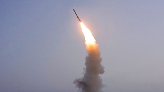 After a six-month hiatus, North Korea resumed missile tests in September.(via AP) After a six-month hiatus, North Korea resumed missile tests in September.(via AP)