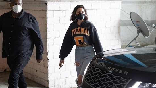 Anushka Sharma in Mumbai.&nbsp;(HT Photo/Varinder Chawla)