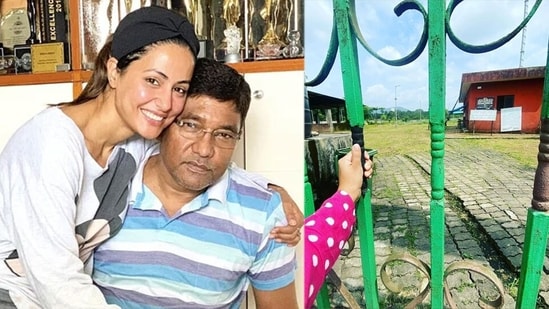 Hina Khan missed her late father on her birthday.&nbsp;