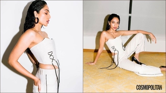 Sobhita Dhulipala lays power dressing goals in bold bustier corset top, pants(Instagram/sobhitad)