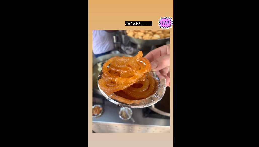 An image of jalebi. (Instagram/@smritiiraniofficial)