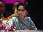 State Counsellor of Myanmar Aung San Suu Kyi during the 22nd ASEAN Plus three summit in Bangkok, Thailand in 2019.