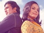 Rajesh Khanna and Mumtaz in a still from a film. Rajesh Khanna and Mumtaz in a still from a film.