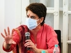 Priyanka Gandhi Vadra said she was stopped from going to Lakhimpur. Priyanka Gandhi Vadra said she was stopped from going to Lakhimpur. 
