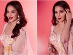 Madhur Dixit is a work of art in beautiful floral lehenga and we can't take our eyes off her(Instagram/@madhuridixitnene) Madhur Dixit is a work of art in beautiful floral lehenga and we can't take our eyes off her(Instagram/@madhuridixitnene)