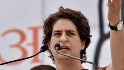 Uttar Pradesh Congress chief Ajay Kumar Lallu said police misbehaved with and pushed Priyanka Gandhi Vadra. (PTI Photo/File)