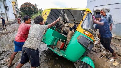Karnataka chief minister Basavaraj Bommai on Monday said relief work was underway and that he was personally monitoring the situation after heavy rain wreaked havoc Sunday night. (PTI) Karnataka chief minister Basavaraj Bommai on Monday said relief work was underway and that he was personally monitoring the situation after heavy rain wreaked havoc Sunday night. (PTI)