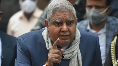Bengal assembly speaker has had differences with governor Jagdeep Dhankhar including over the governor’s request for a live telecast of his speech at the assembly. (HT Photo) Bengal assembly speaker has had differences with governor Jagdeep Dhankhar including over the governor’s request for a live telecast of his speech at the assembly. (HT Photo)